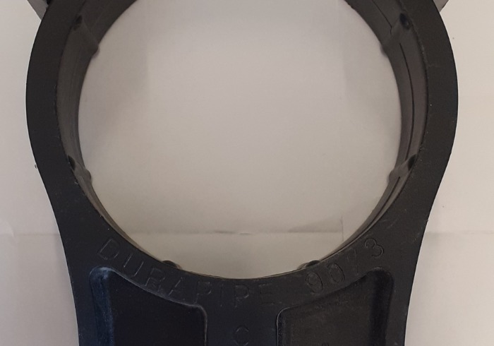 Tartóbilincs 90 mm/3" PVC fekete